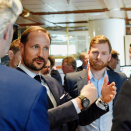 3. april: Hvordan skal framtidens Norge bygges?  Kronprins Haakon besøker Byggedagene 2019. Foto: Sven Gj. Gjeruldsen, Det kongelige hoff